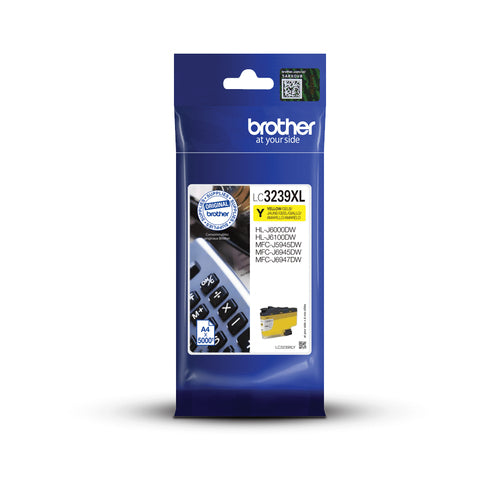 Brother LC3239XLY ink cartridge 1 pc(s) Original Yellow Brother LC3239XLY ink cartridge 1 pc(s) Original Yellow